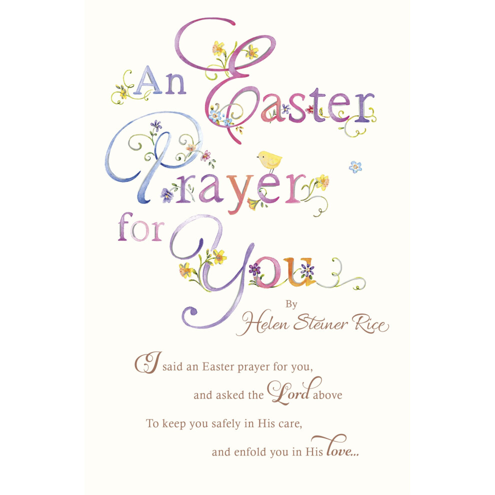 Easter Prayer Helen Steiner Rice Easter Greeting Card Easter Greetings Cards