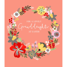 A Lovely Granddaughter At Happy Easter Greeting Card Easter Greetings Cards