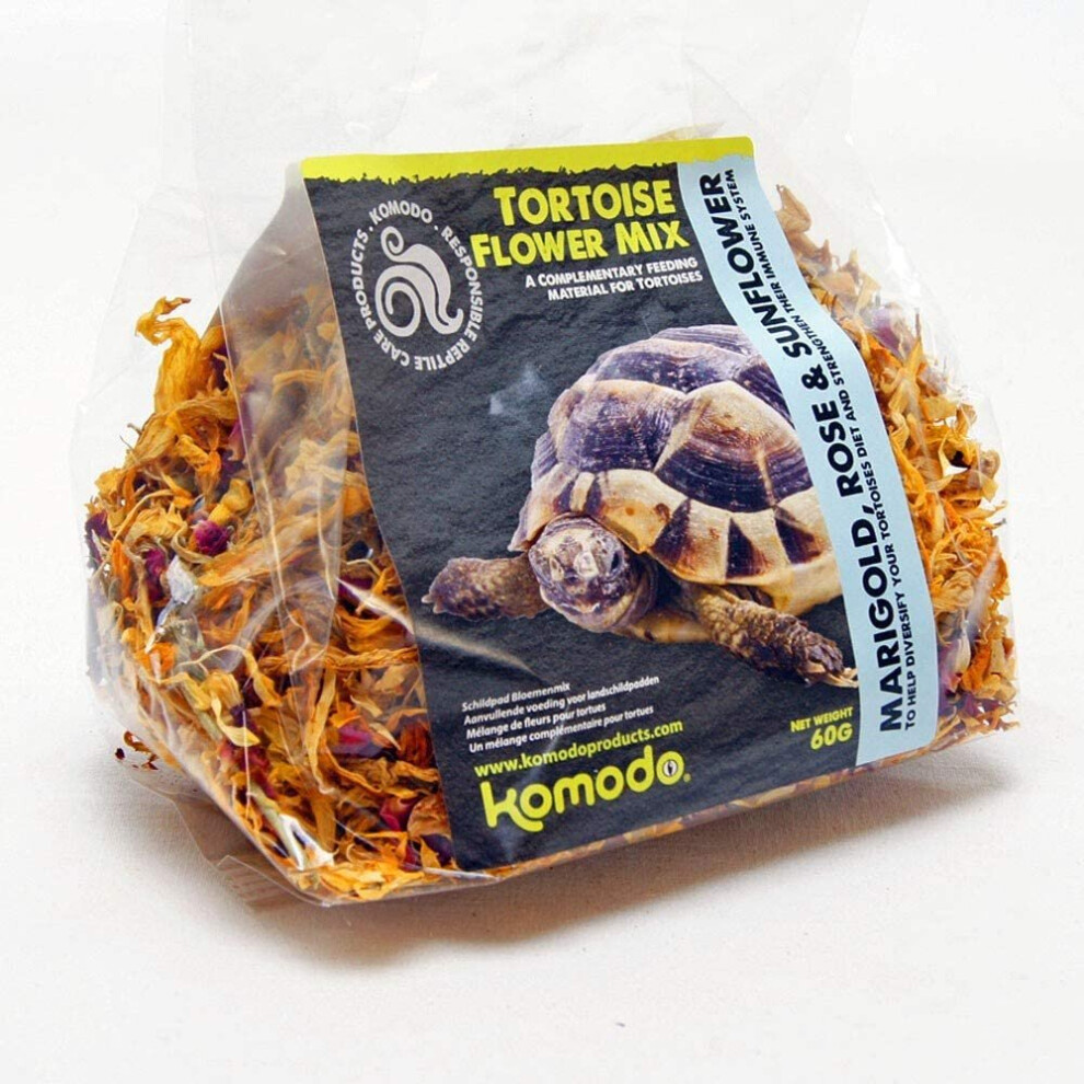 Komodo Tortoise Food Flower Mix (60G)