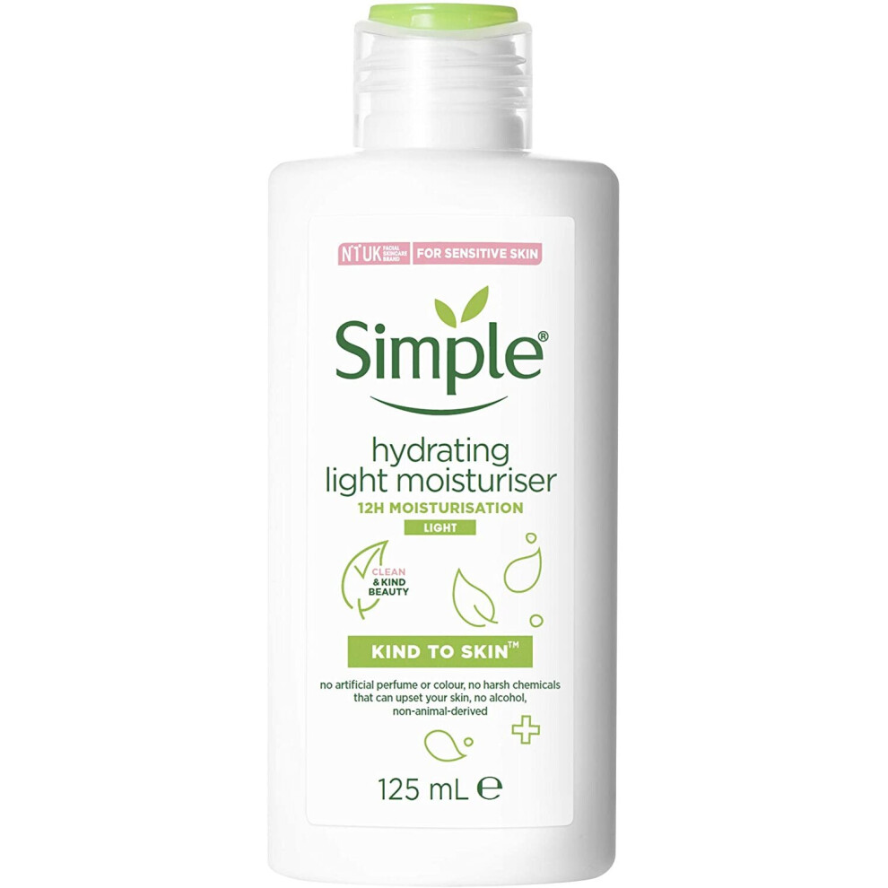 Simple Kind to Skin Moisturiser Hydrating Light 125ml