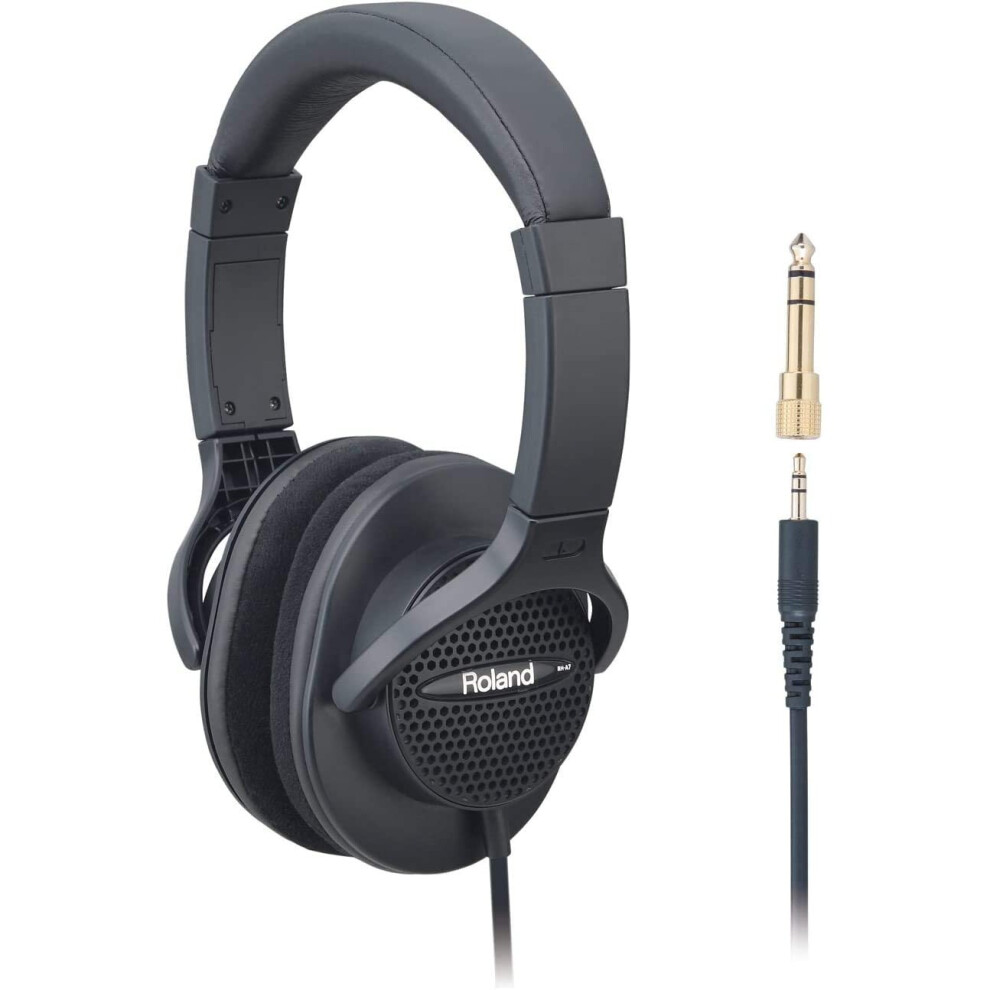 Roland Rh-A7 Monitor Headphones - Open-Air Headphones, Black 761294501658