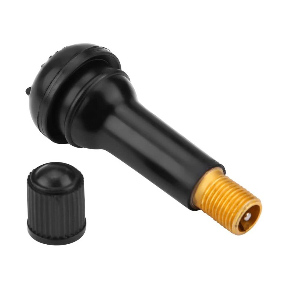 4Pcs Car Tire Valve Stem Cap, Tr414 Rubber Tubeless Tire Valve Core Stems Cap 736077587426