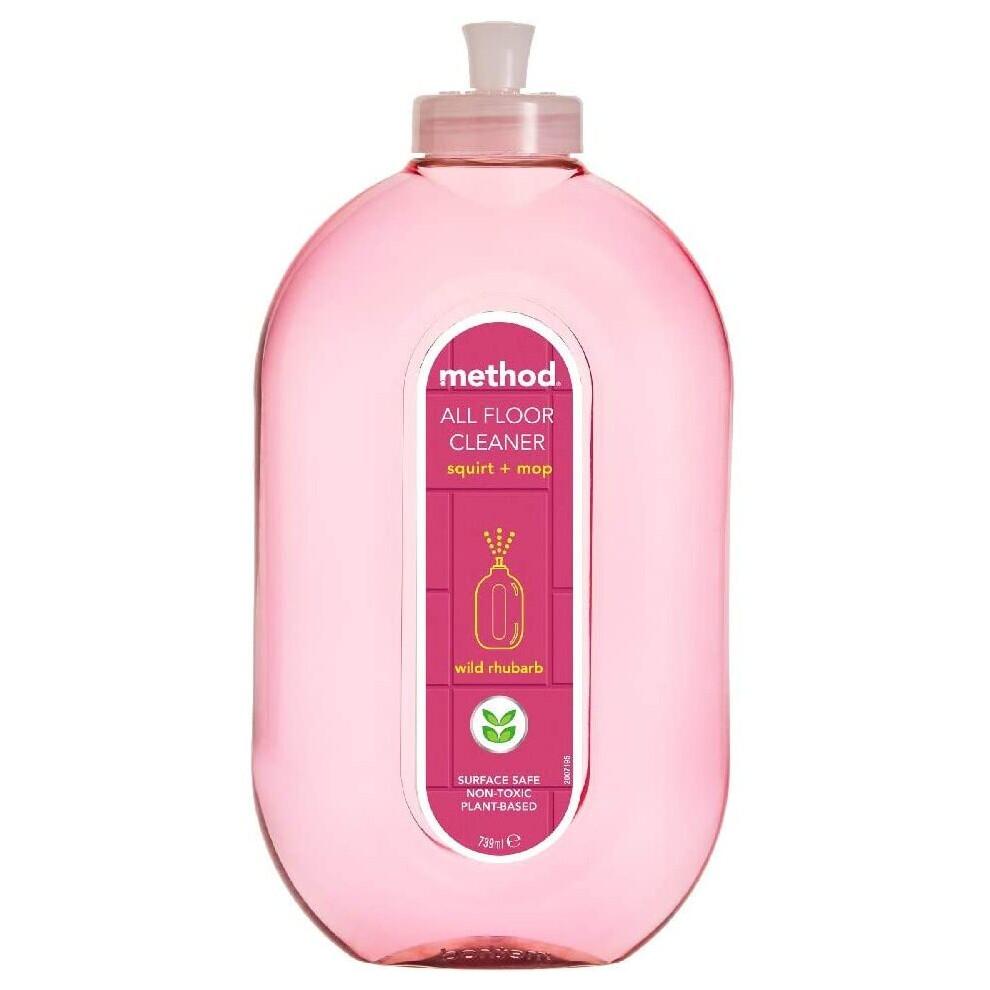 Method Floor Cleaner, Wild Rhubarb, 739 ml