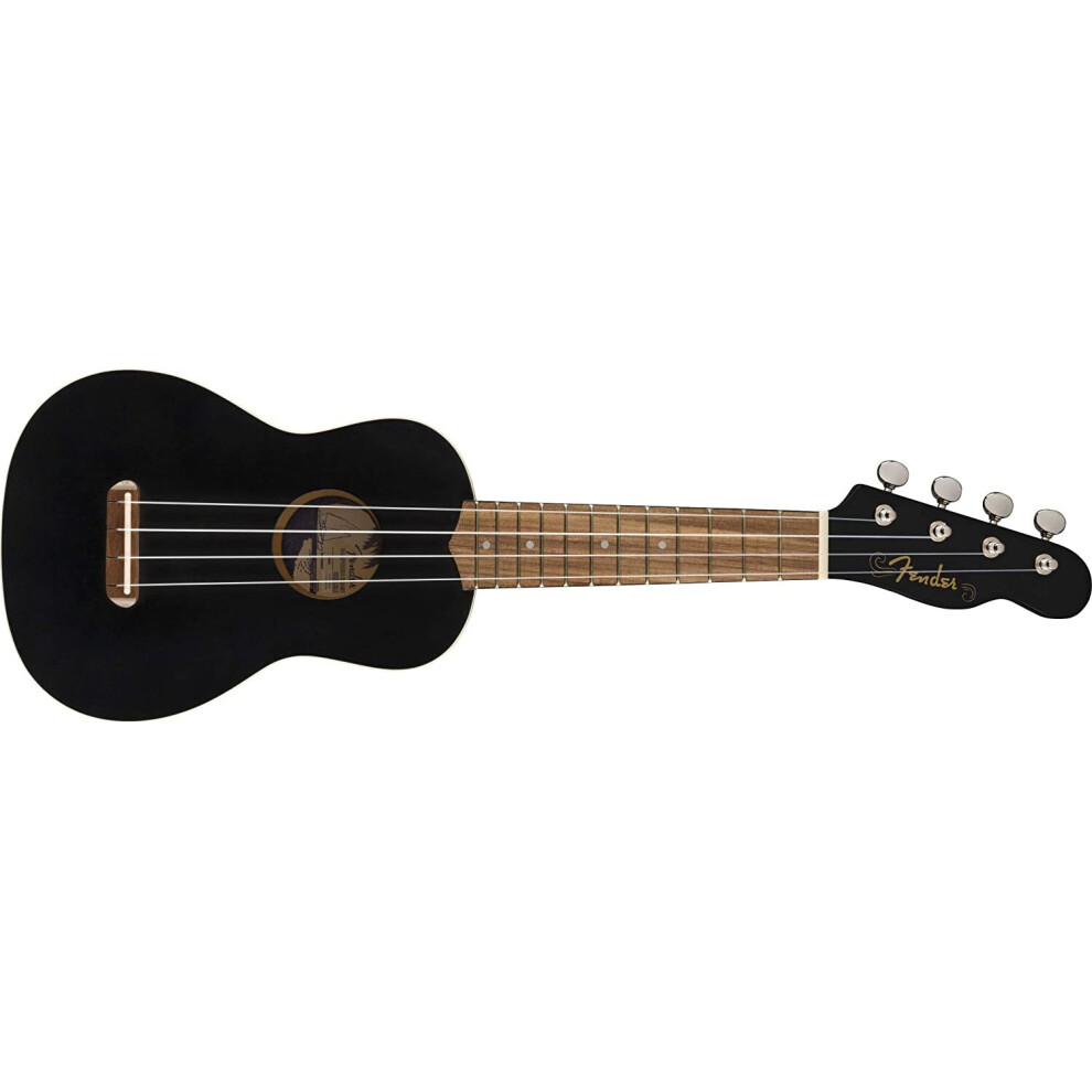 Fender Venice Soprano Ukulele - Black