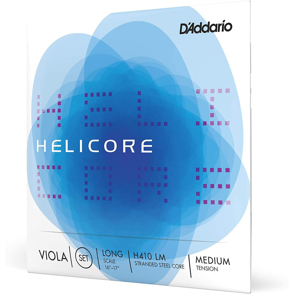Jeu de cordes pour alto D'Addario Helicore Long Scale, tension moyenne