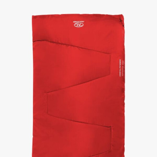 Highlander Sleepline Camping Sleeping Bag | RED Single | 2 Season 1