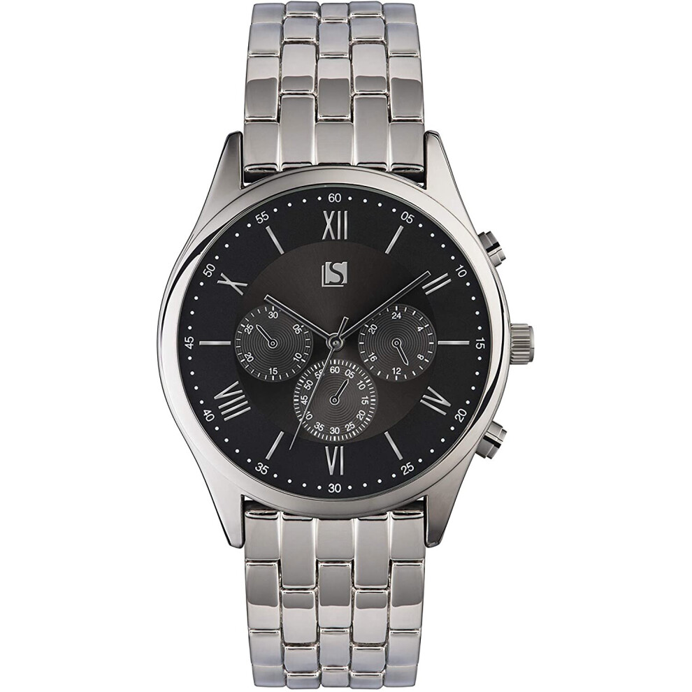 Spirit Mens Analogue Classic Quartz Watch with Stainless Steel Strap ASPG15