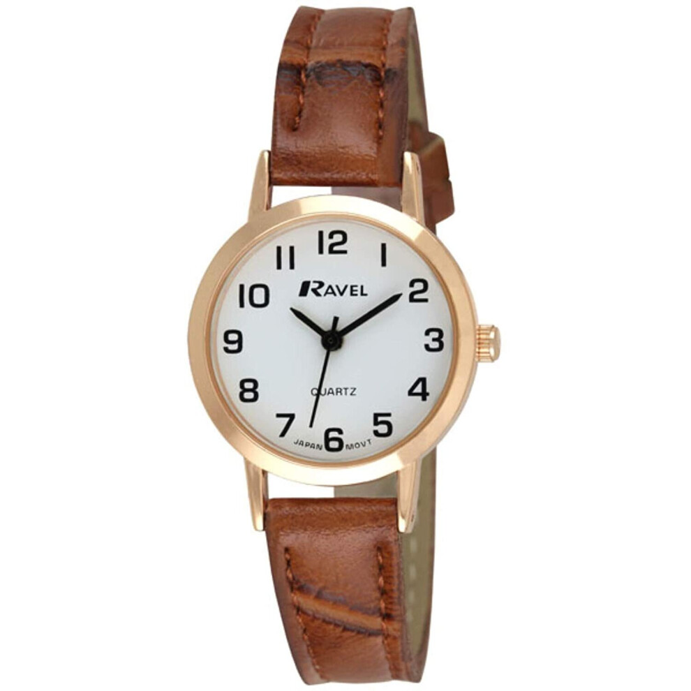 Ravel - Unisex Traditional Watch with Clear Numeral Dial