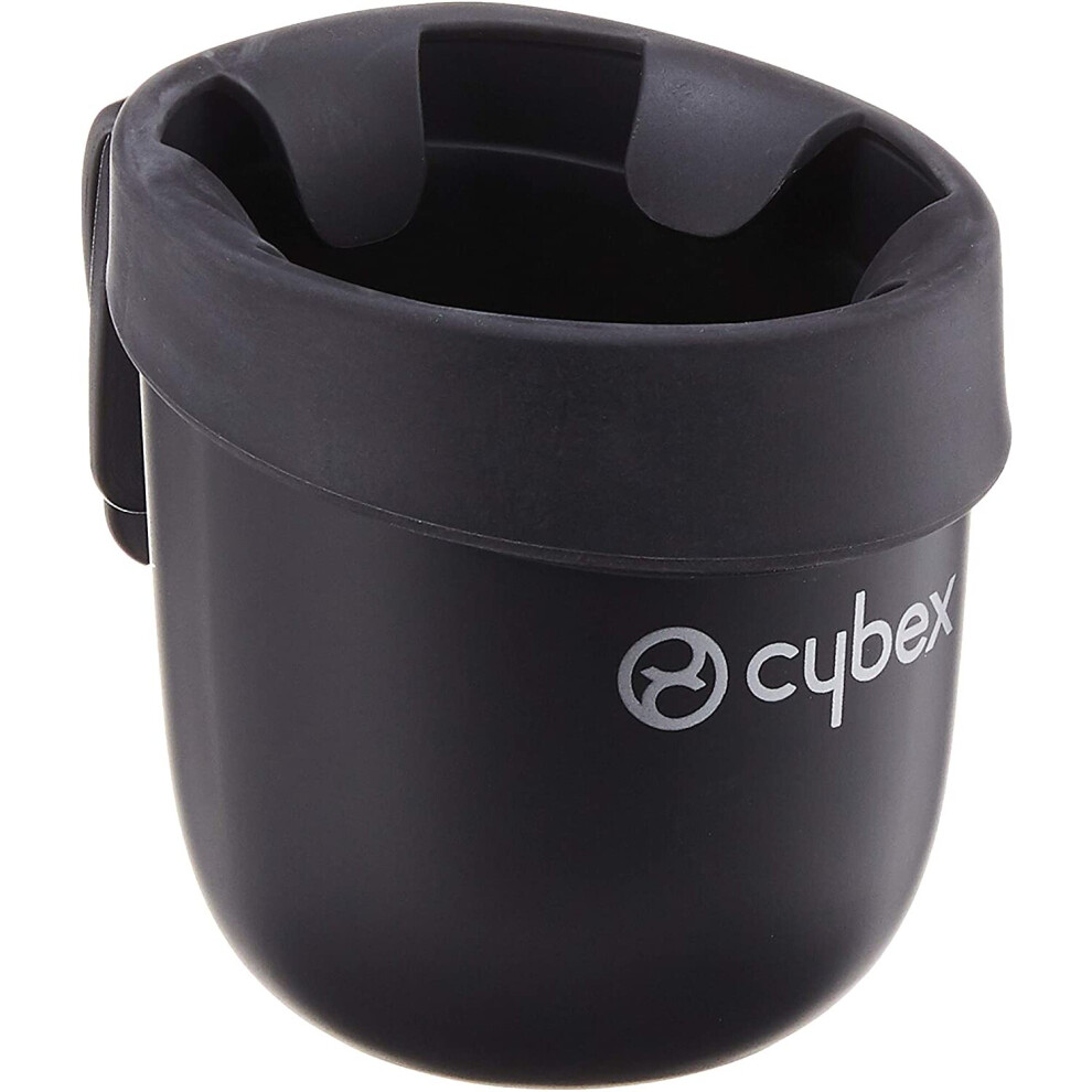 Cybex Cup Holder, For Child Car Seats: Sirona M-/S-/Z- series, Solution M-/S-/Z- series, Pallas M-/S- series, and Juno M series, Black