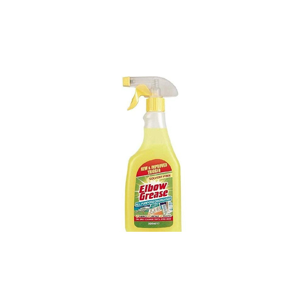 Elbow Grease Original 500Ml All-Purpose Degreaser & Cleaner | Trigger Spray | Yellow