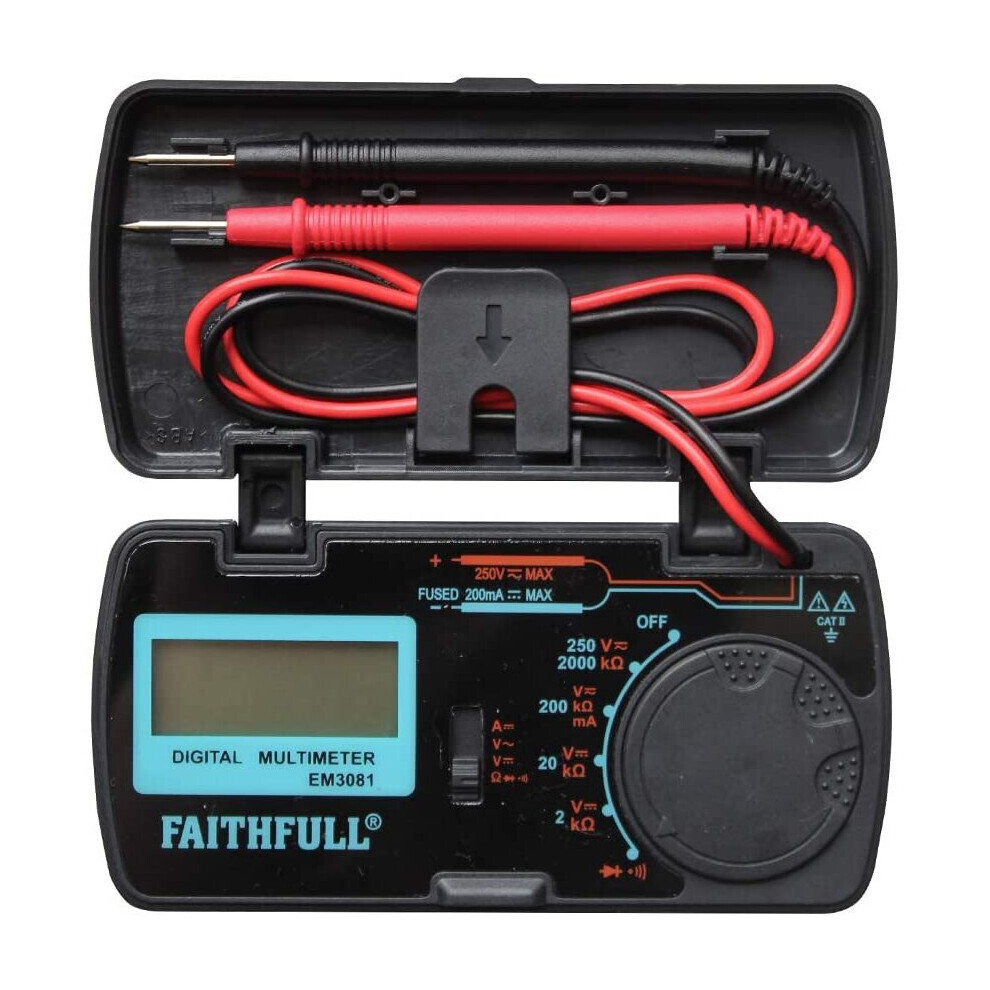 Faithfull Tools Faidetpocket Pocket Portable Multimeter