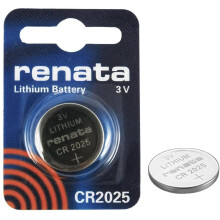 2 x Genuine Renata CR2025 3V 165mAh Lithium Batteries Cell Coin Button Watch Battery