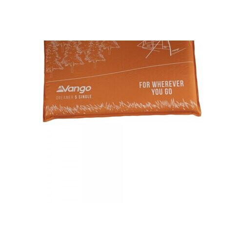 Vango Vango Dreamer 5 Self Inflating Camping Mat | Single | Orange 1