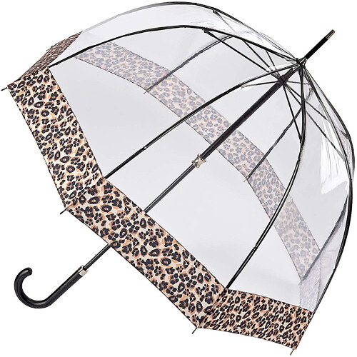 Fulton Fulton Birdcage 2 Luxe Natural Leopard Print Umbrella