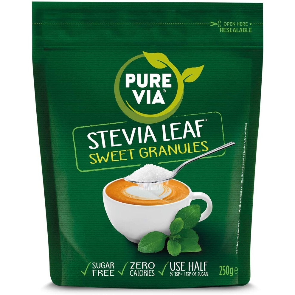 Pure Via Stevia Leaf Sweet Granules (250g)