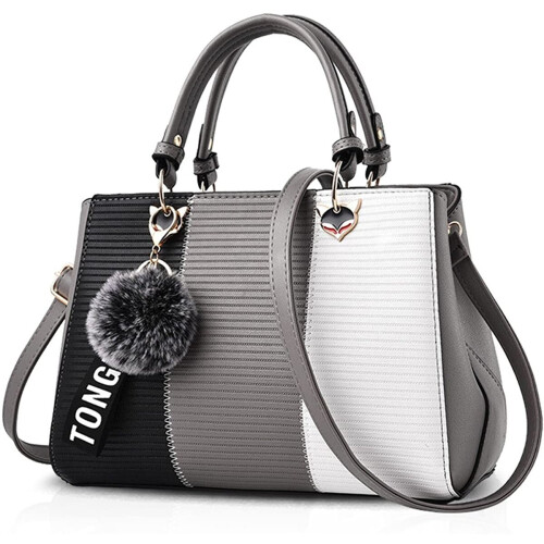 NICOLE & DORIS Fashion Women Handbags Tote Bag for Ladies Shoulder Bag Crossbody Bag Messenger Bag PU Leather Classic Design