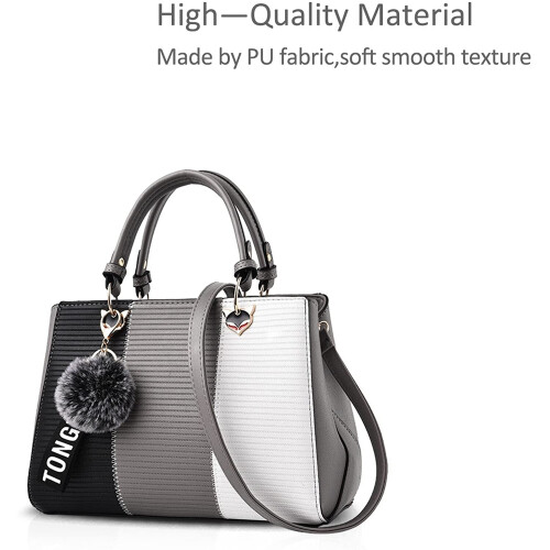 NICOLE & DORIS Fashion Women Handbags Tote Bag for Ladies Shoulder Bag Crossbody Bag Messenger Bag PU Leather Classic Design 2