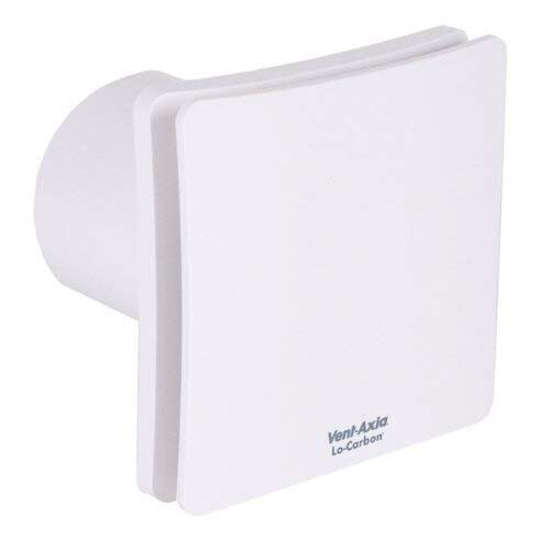 Vent Axia 443176 Low Carbon Centra SELV HT Axial Extractor Fan Low Voltage Humidistat/Timer (White)