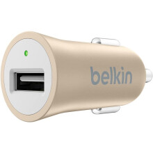 Belkin Premium MIXIT Fast 2.4 A USB Car Charger for Apple iPhone XS Max/XS/XR/X/8 Plus/8/7 Plus/7 and Apple iPad Air, iPad 2, iPad Mini with Connected
