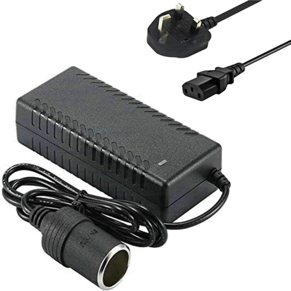 Bw Dc 12V 5A Car Cigarette Lighter Socket - 240V Mains To 12V Dc Cigarette Lighter Voltage Converter Power Adapter (5A) - Universal Car Charger Power 6922302504519