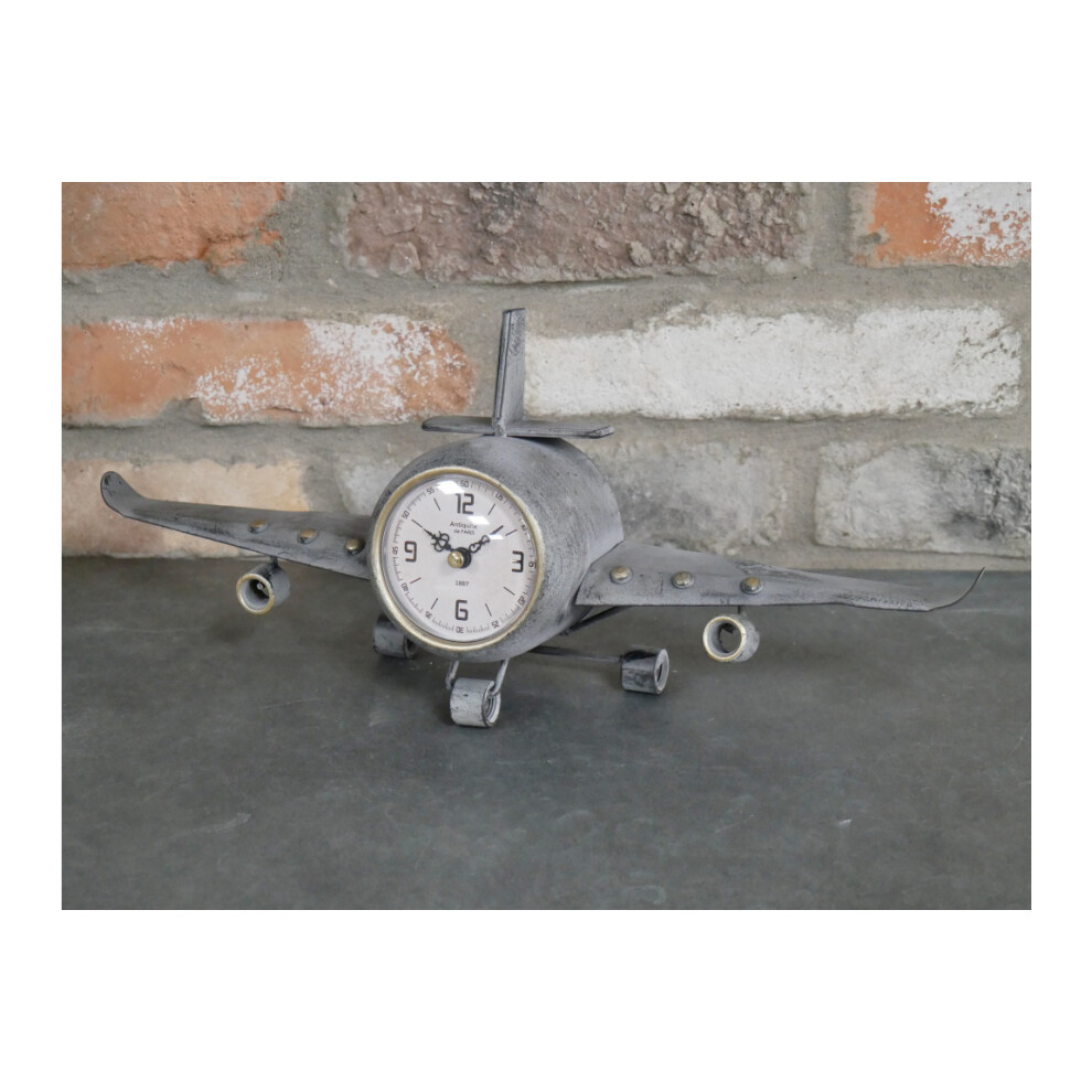 Dutch & Daughters Wall Mounted Or Freestanding Aeroplane Desk Clock
