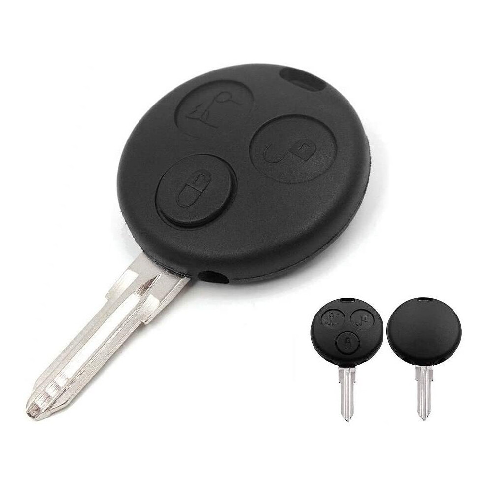 Automobile Locksmith 3 Button Case Shell Blade For Smart Roadster City Coupe Fortwo Fourfour Remote Key Fob 5060234030261