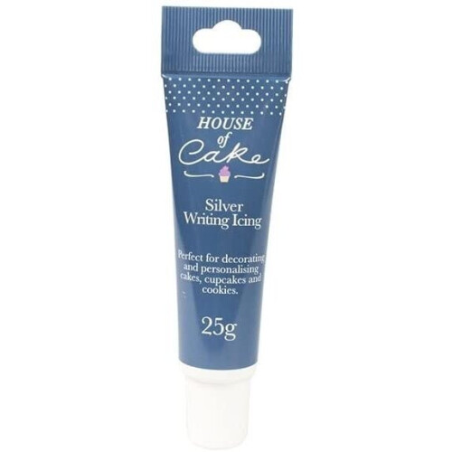 House of Cake Writing Icing Tube -Silver