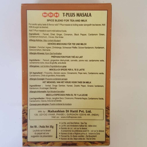 MDH Tea Plus Masala 35g 1