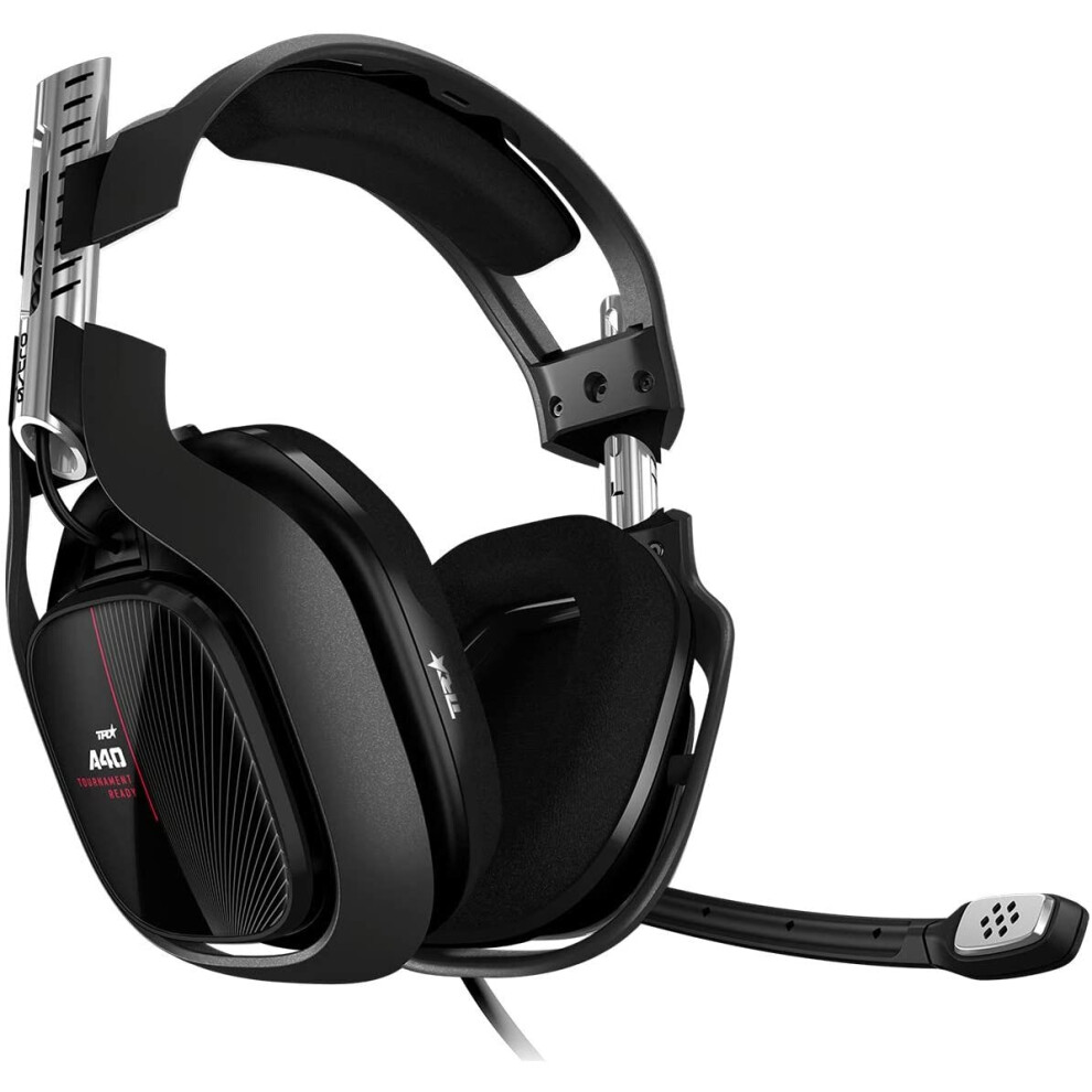 ASTRO Gaming A40 TR Wired Gaming Headset, ASTRO Audio V2, Dolby ATMOS, 3.5mm Audio Jack, Swappable Mic, for Xbox Series X|S, Xbox One, PS5, PS4, PC,