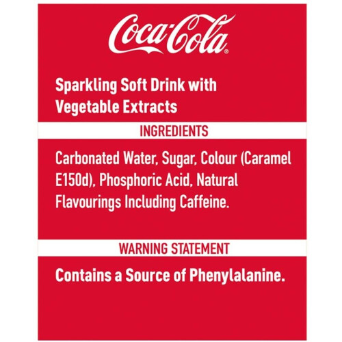 Coca Cola Coca-Cola Original Taste Cans, 12 x 150ml 1
