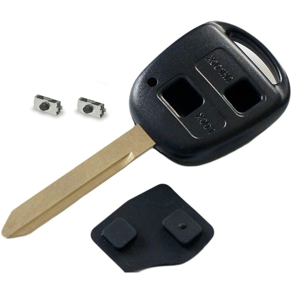 Automobile Locksmith DIY Repair kit - for Toyota Avensis Corolla Yaris 2 button remote key