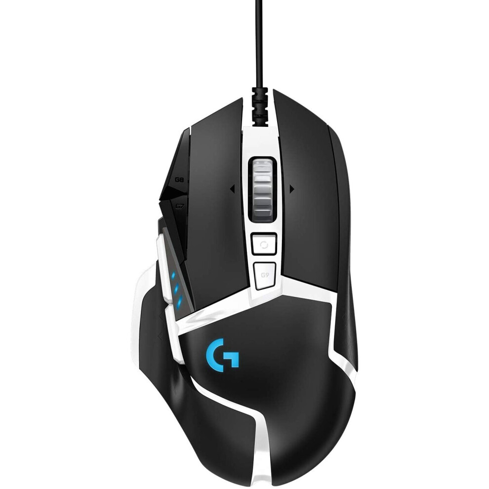 Logitech G502 Hero High Performance Gaming Mouse Special Edition, Hero 25K Sensor, 25 600 Dpi, Rgb, Adjustable Weights, 11 Programmable Buttons, 5099206085879