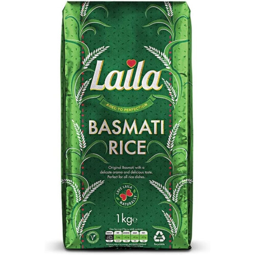 Laila Basmati Rice, 2 kg