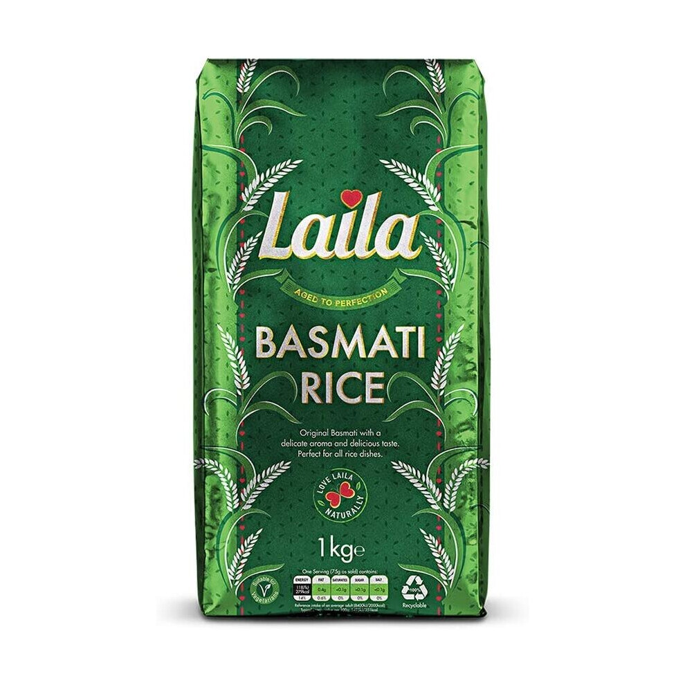 Laila Basmati Rice, 2 Kg 2Kg
