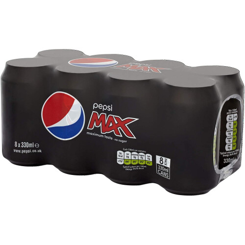 Pepsi Pepsi Max, 8 x 330ml 2