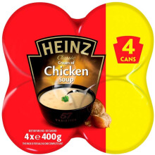 Heinz Classic Cream of Chicken Soup 1600 g - Low in fat, No Artificial Colours or Preservatives, Made with Trusted Ingredients