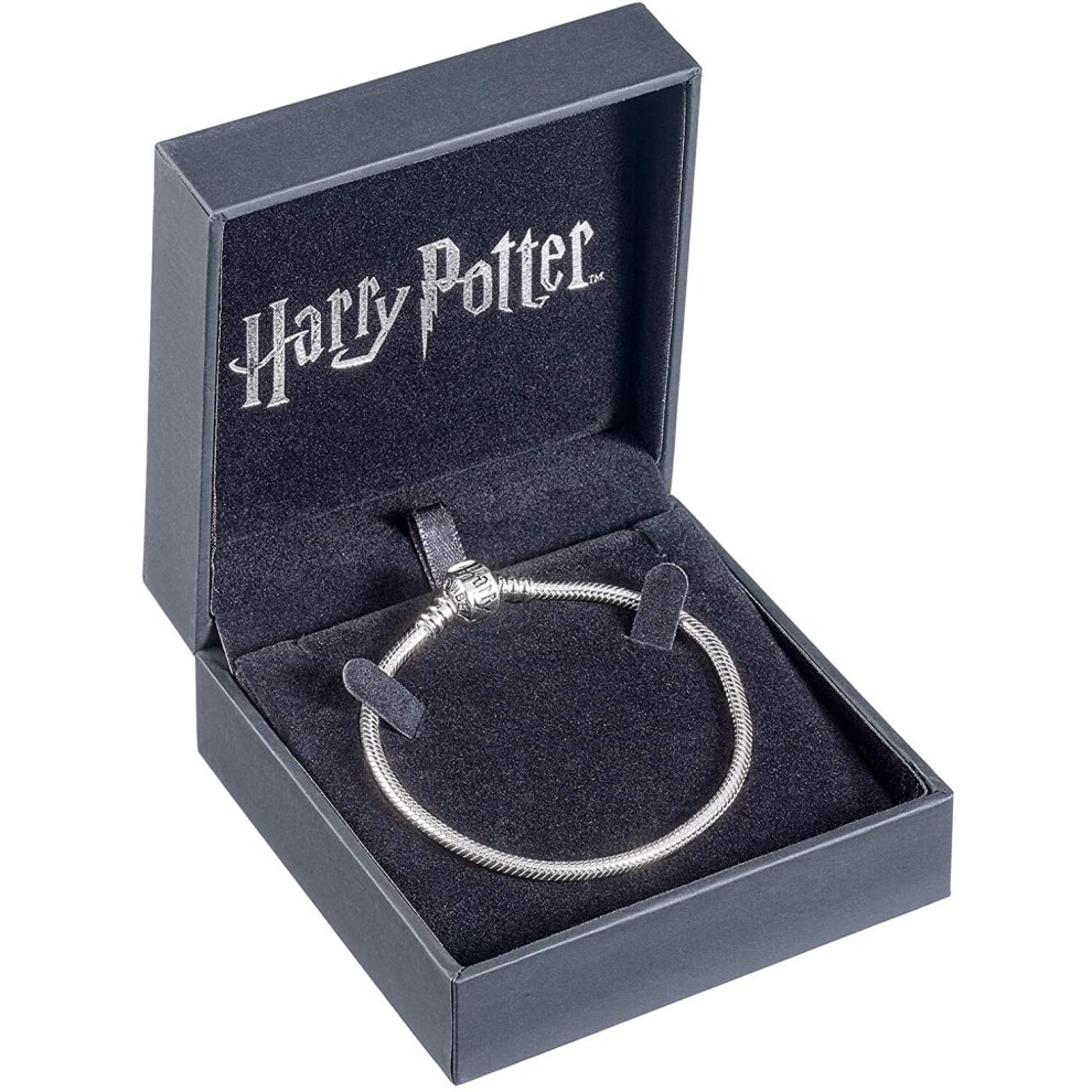 Harry Potter Sterling Silver Slider Charm Bracelet - Large - By The Carat Shop