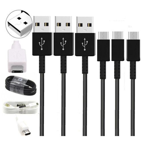 3 X  USB Power Cable for Amazon Kindle, Kindle Fire, Fire HD Tablets - Replacement Charging Micro Lead Power