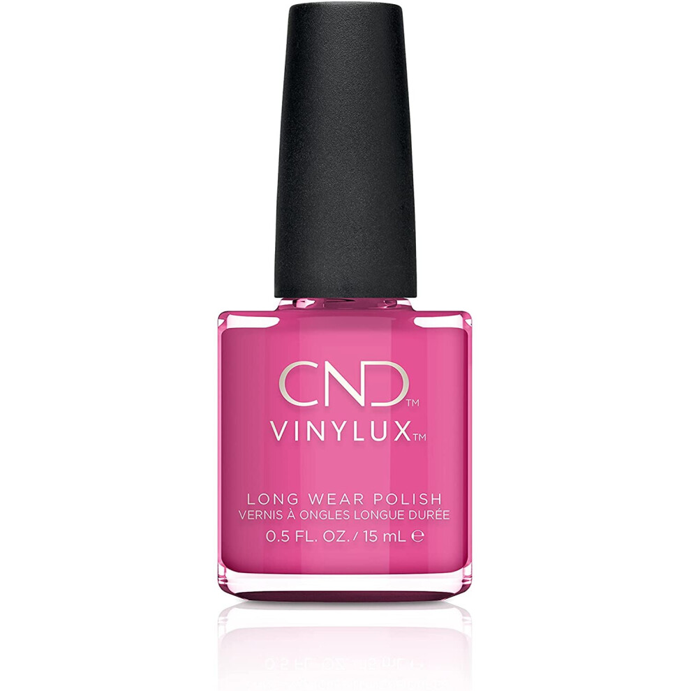 CND Vinylux Long Wear Nail Polish (No Lamp Required), 15 ml, Pink, Hot Pop Pink