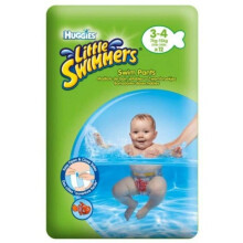 Huggies Little Swimmers Disposable Swim Nappies Size 3-4, Pack of 12