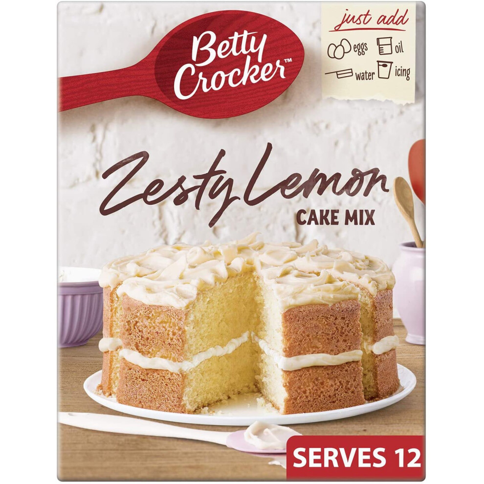 Betty Crocker Zesty Lemon Cake Mix, 425g