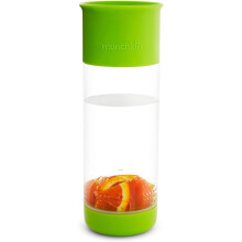 Munchkin Miracle 360 Fruit Infuser Water Bottle for Adults and Big Kids, 20 oz/591 ml, Green