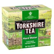 Yorkshire Tea Hardwater Tea Bags 80 250g