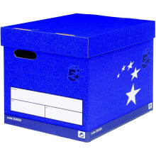 5 Star Elite Superstrong Archive Storage Box Foolscap Blue [Pack 10]