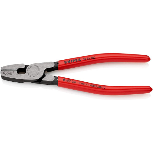 Knipex KNIPEX Crimping Pliers for wire ferrules with front loading (180 mm) 97 81 180 1