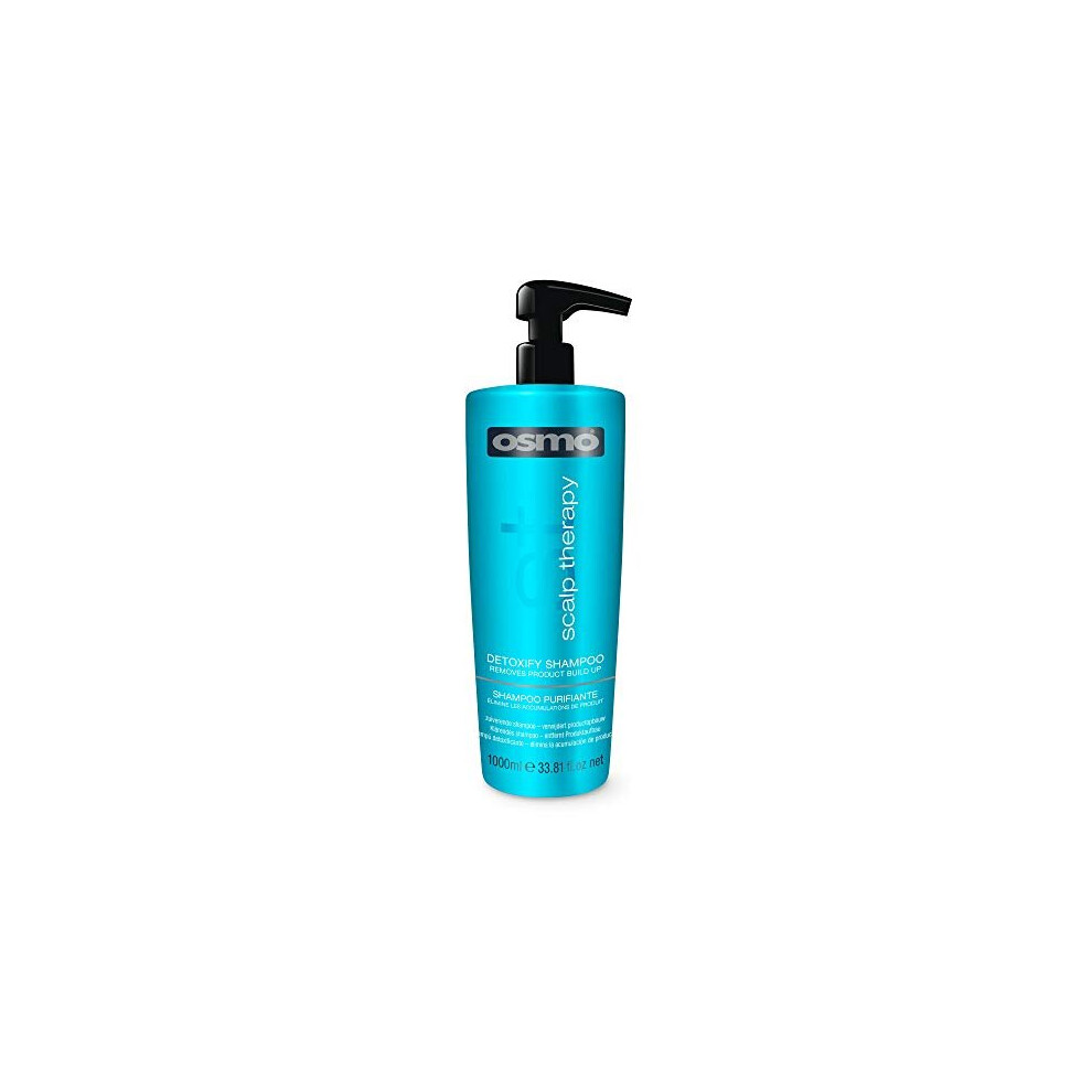 Osmo Scalp Therapy Detoxify Shampoo 1000ml - Removes Build-Up & Impurities But Retains Moisture