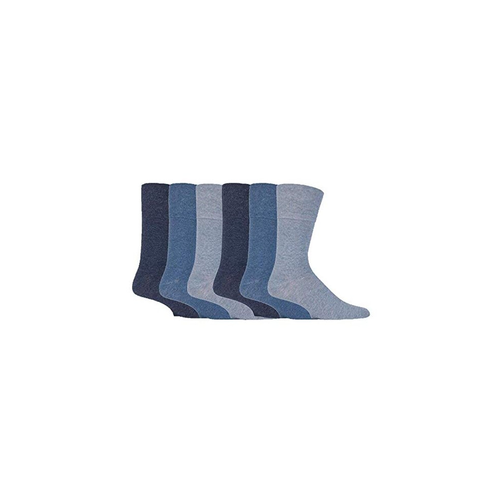 6 Pairs Mens Sockshop Diabetic Gentle Grip Socks 6-11 UK 39-45 EUR voir les variations
