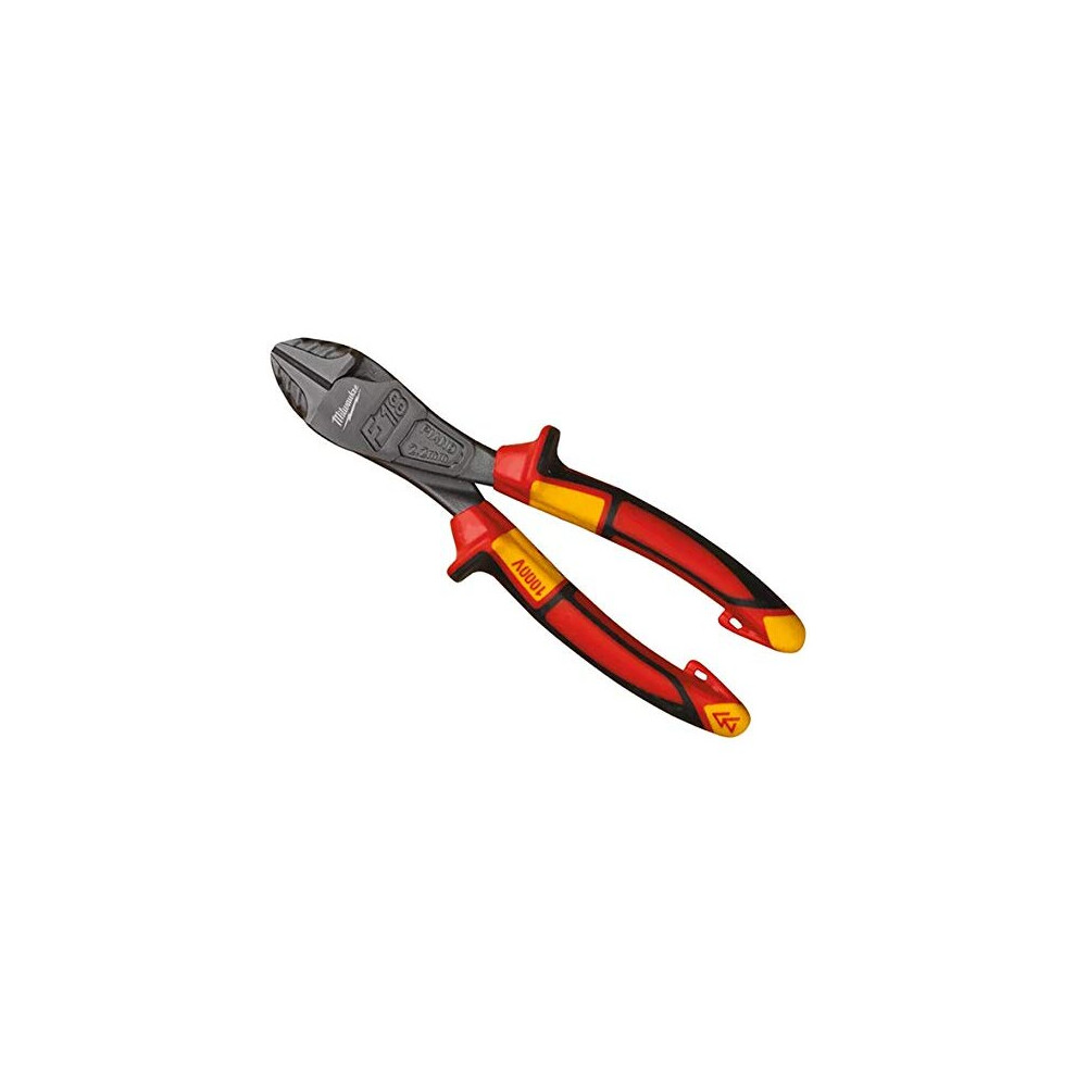 Milwaukee 932464569 VDE Heavy-Duty Diagonal Cutter 180mm, Red