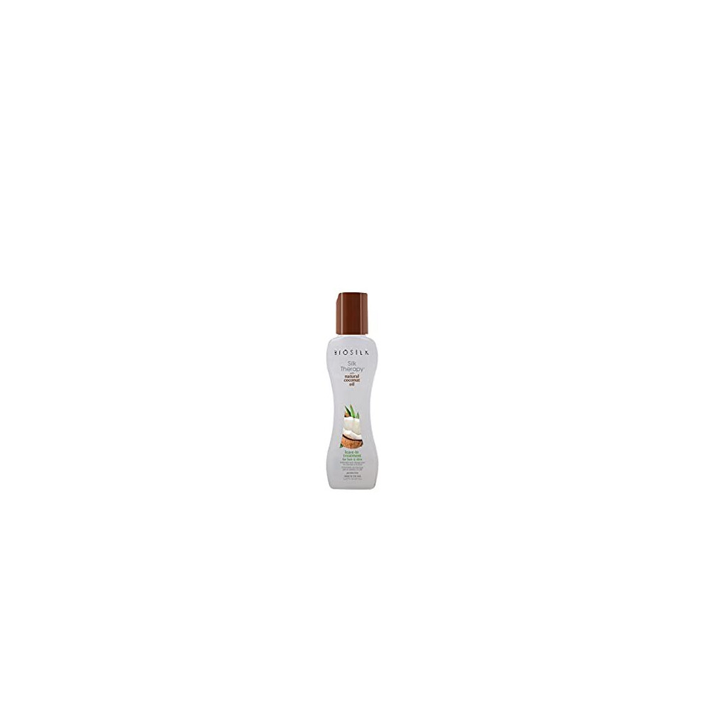 Biosilk Silk Therapy Organic Coconut Oil, Leave-in Treatment For Hair & Skin, 67 ml