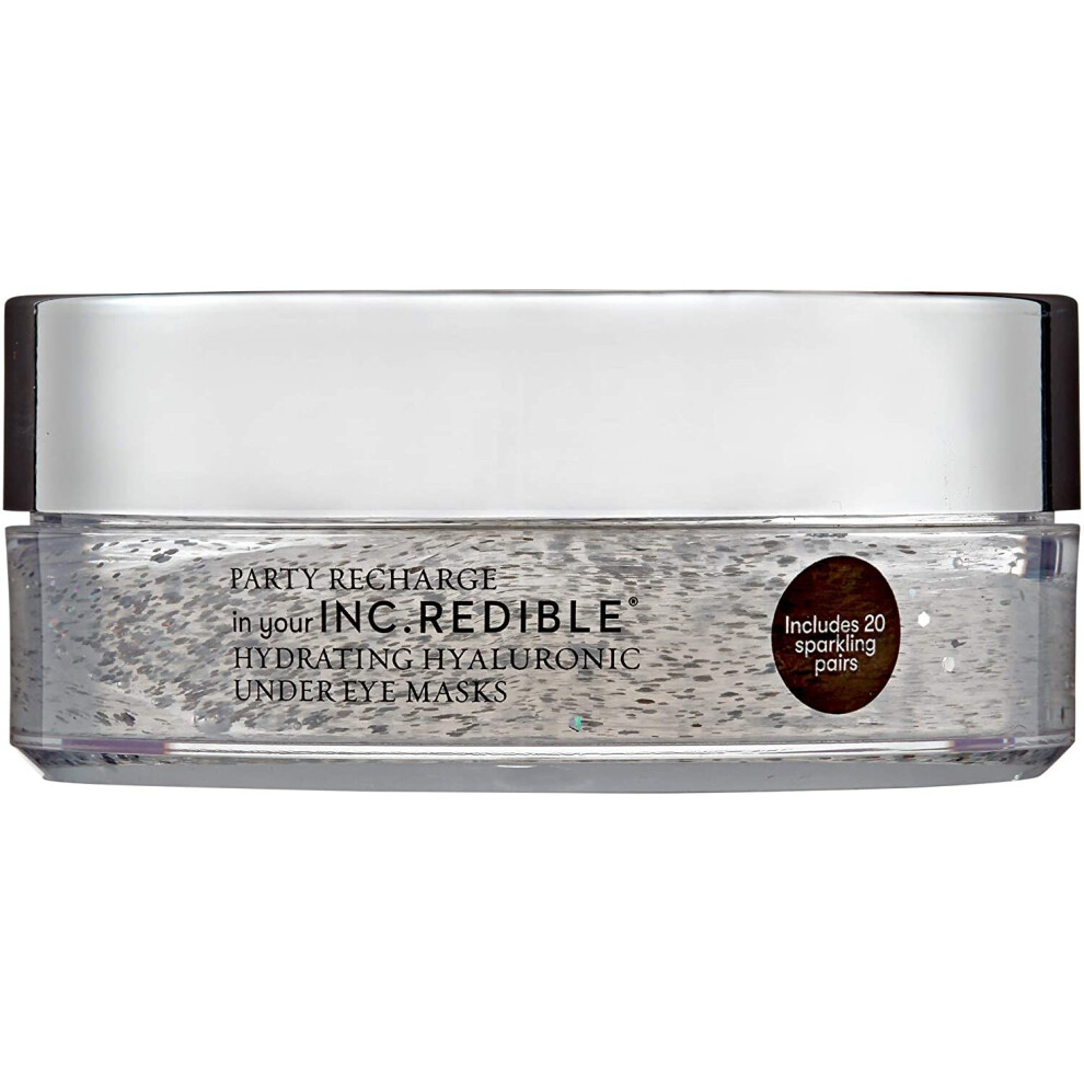 Inc.redible Party Recharge - Sparkling Under Eye Masks, Clear